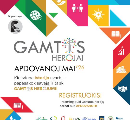 Gamtos herojų apdovanojimai ’26