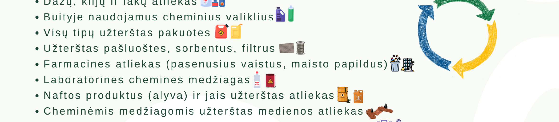 2026 m. gegužės mėnesį Šiaulių mieste vyks pavojingųjų atliekų surinkimo akcija!