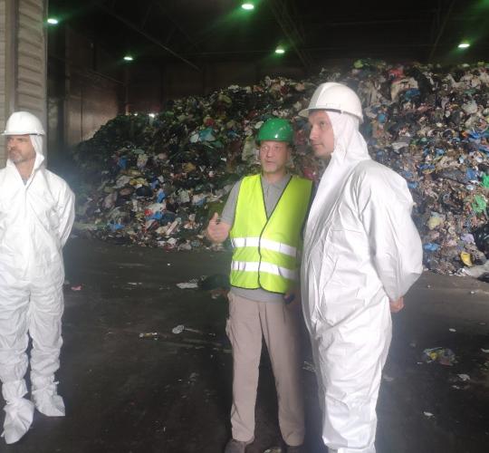 Seimo narys Kasparas Adomaitis aplankė Šiaulių regiono nepavojingų atliekų sąvartyną